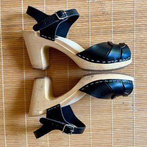 Swedish Hasbeens (Black, Size 37)